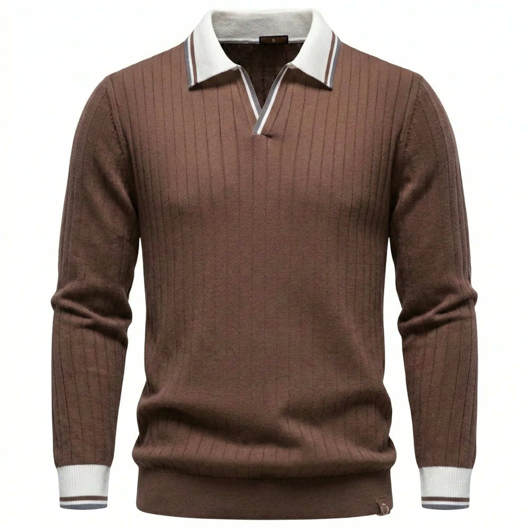 Knitted Polo Sweater