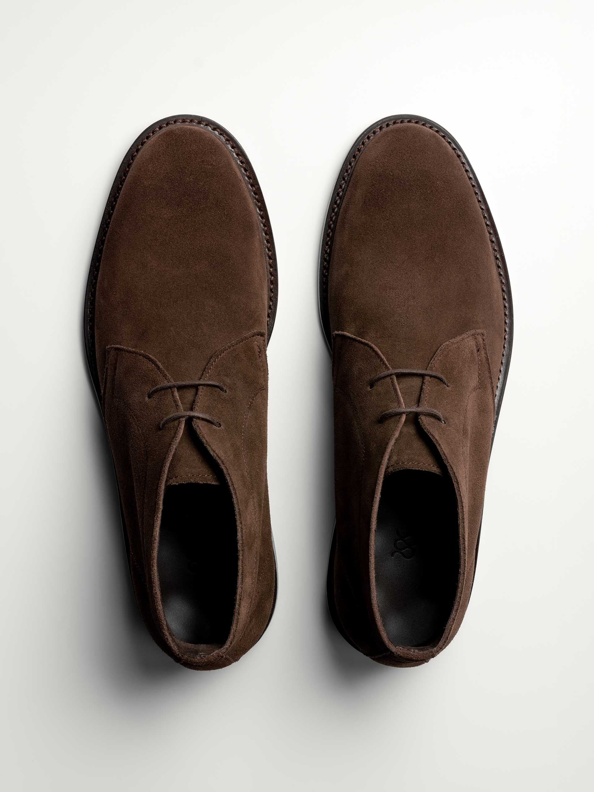 The Unlined Chukka Boot - Brown Suede - Unlined