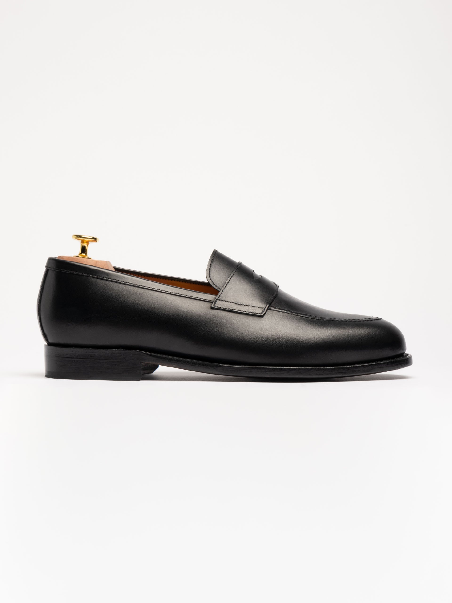 The Penny Loafer - Black Calf