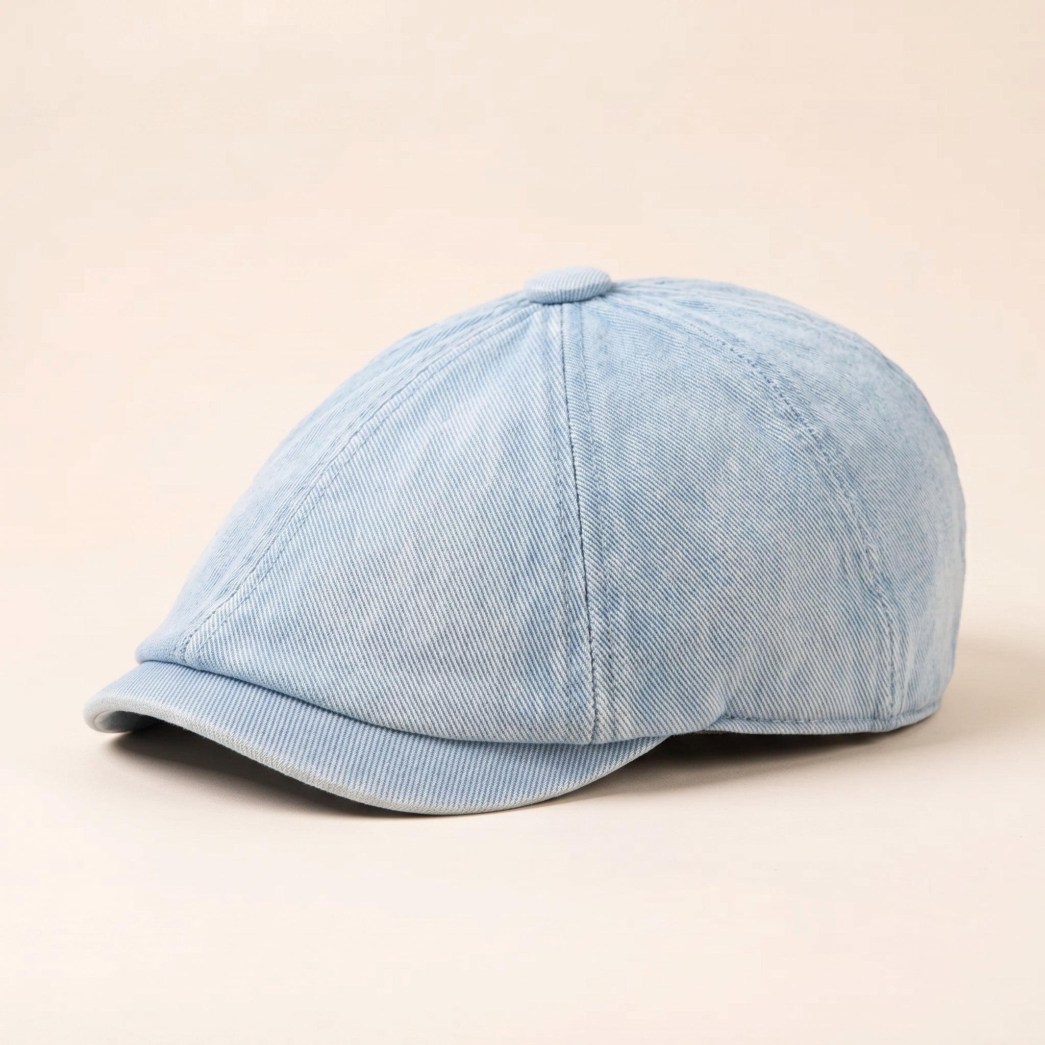 Denim Newsboy Cap