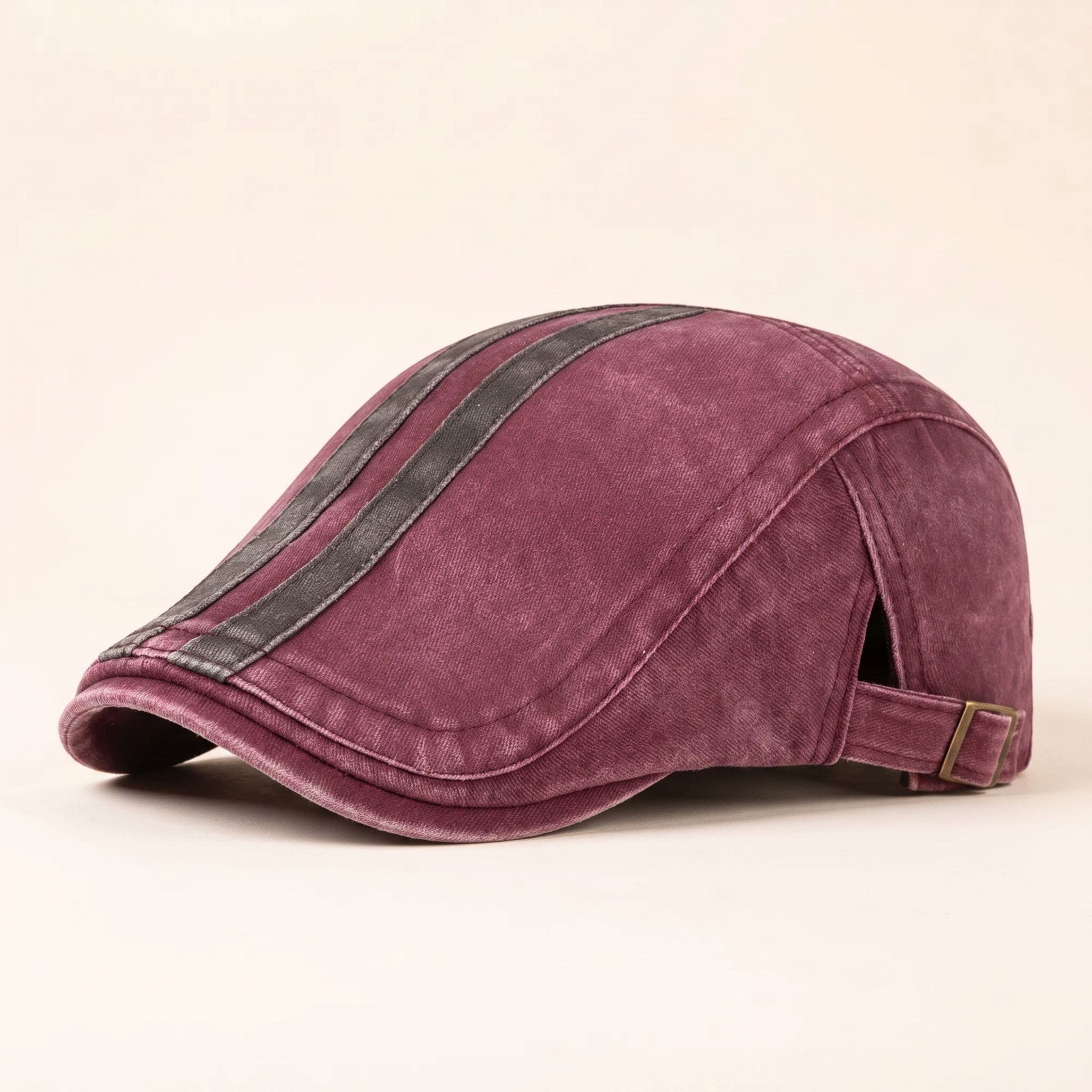 Denim Strip Cap