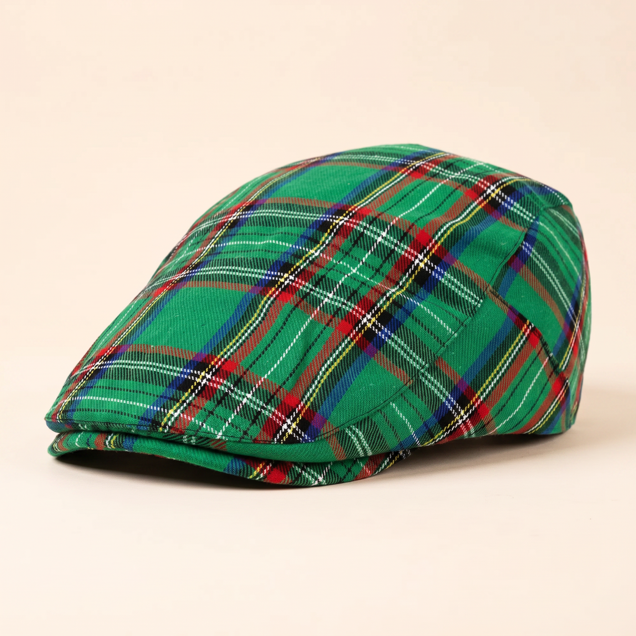 Festive Plaid Cap