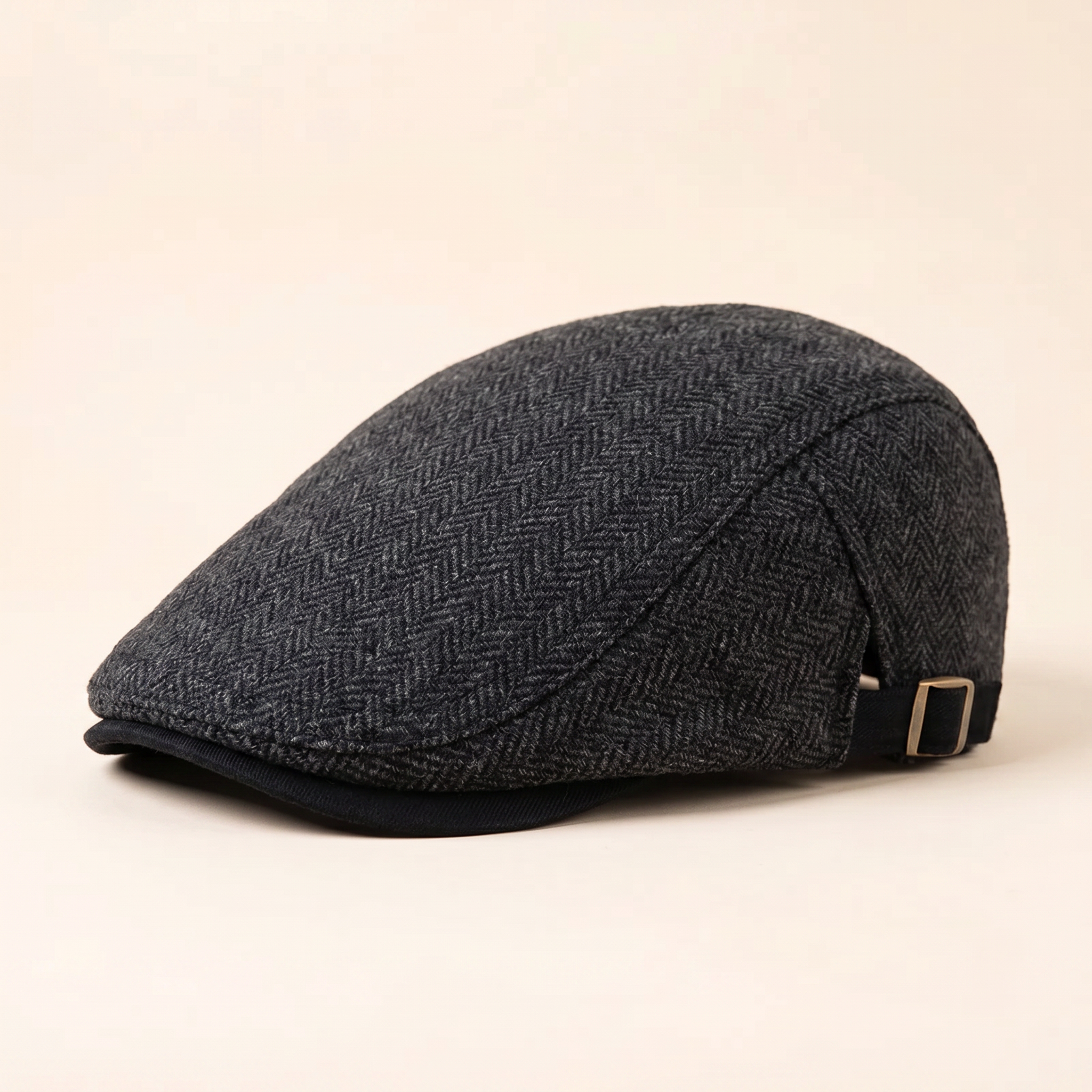 Herringbone Wool Driver Cap