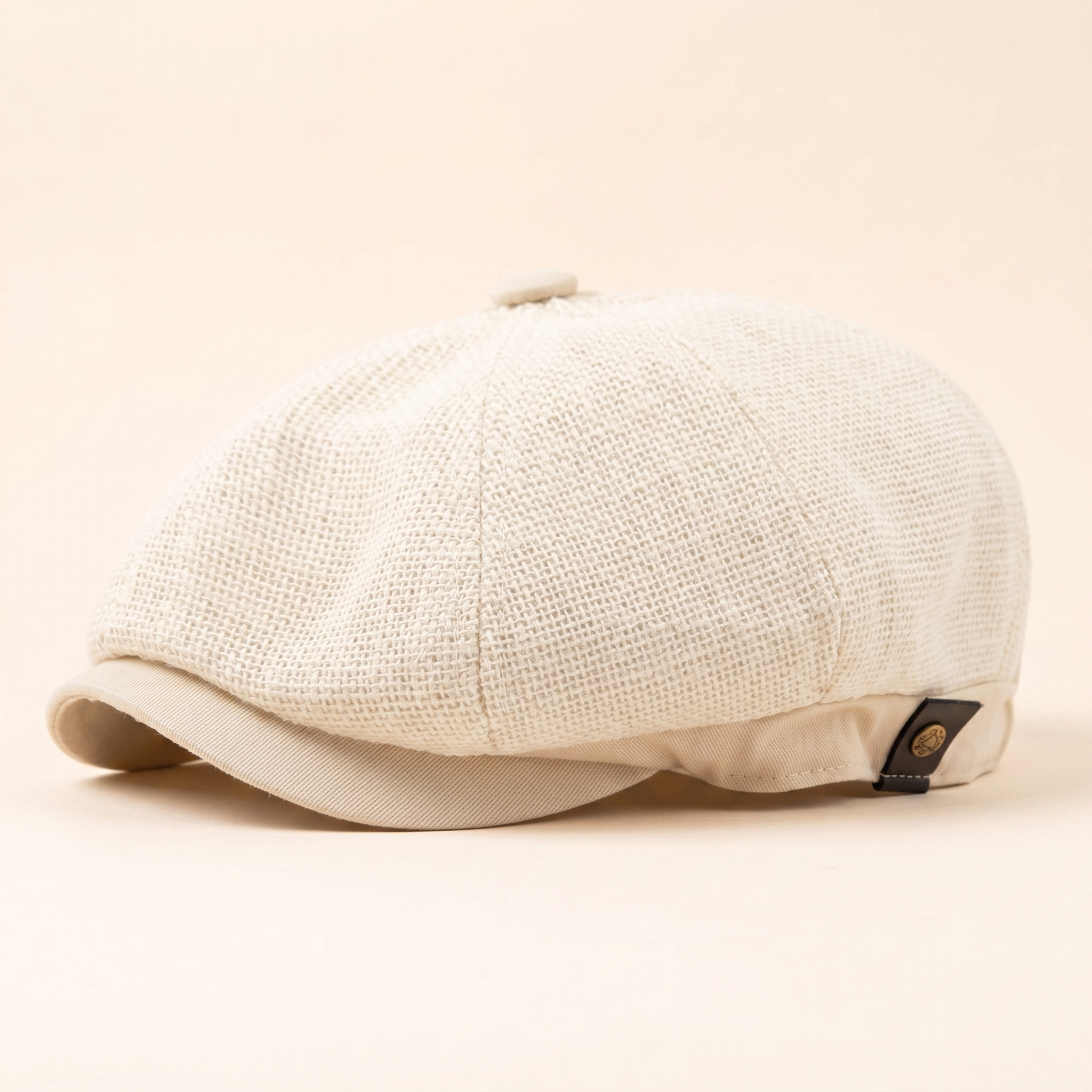 Linen Crown Cap