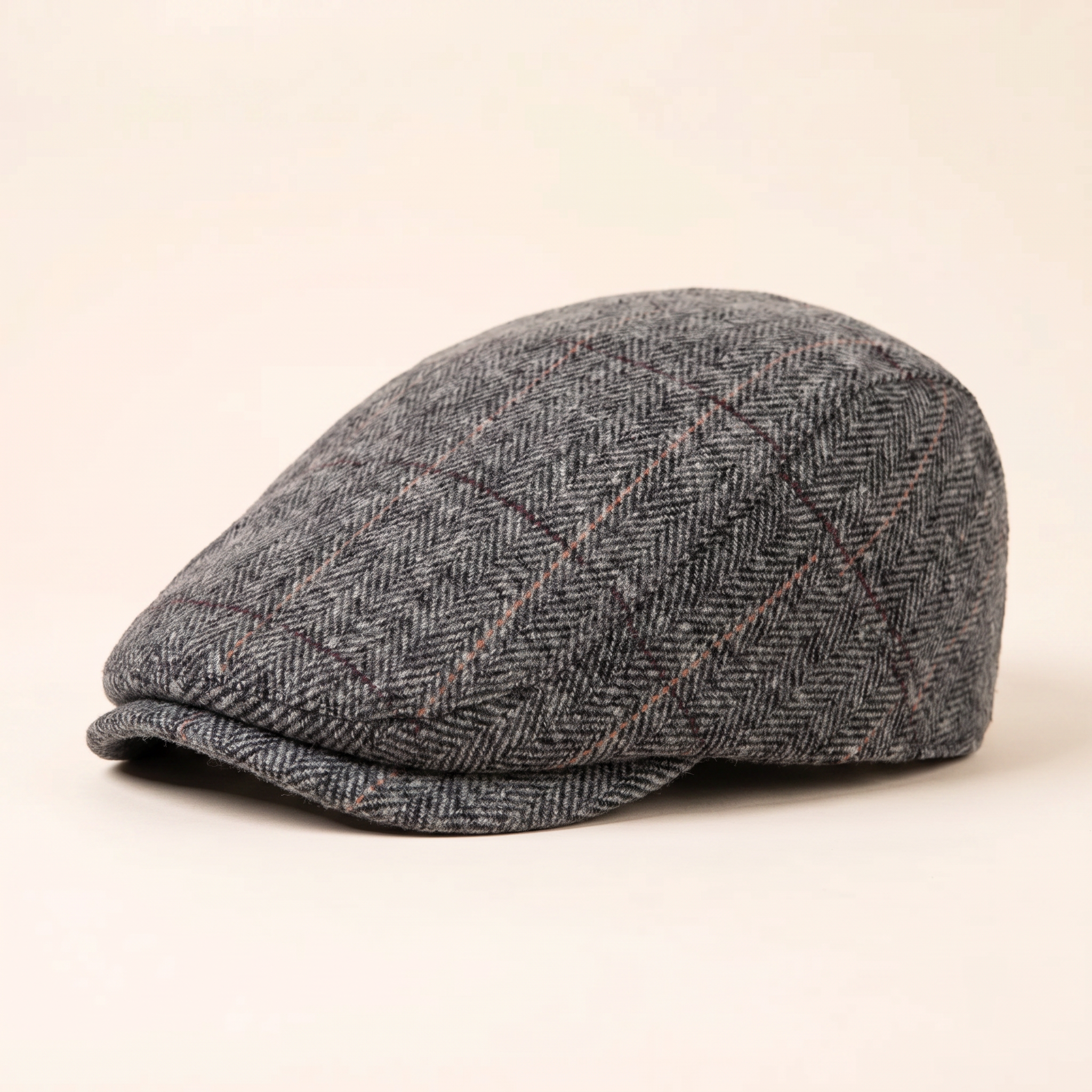 Pinstripe Herringbone Cap