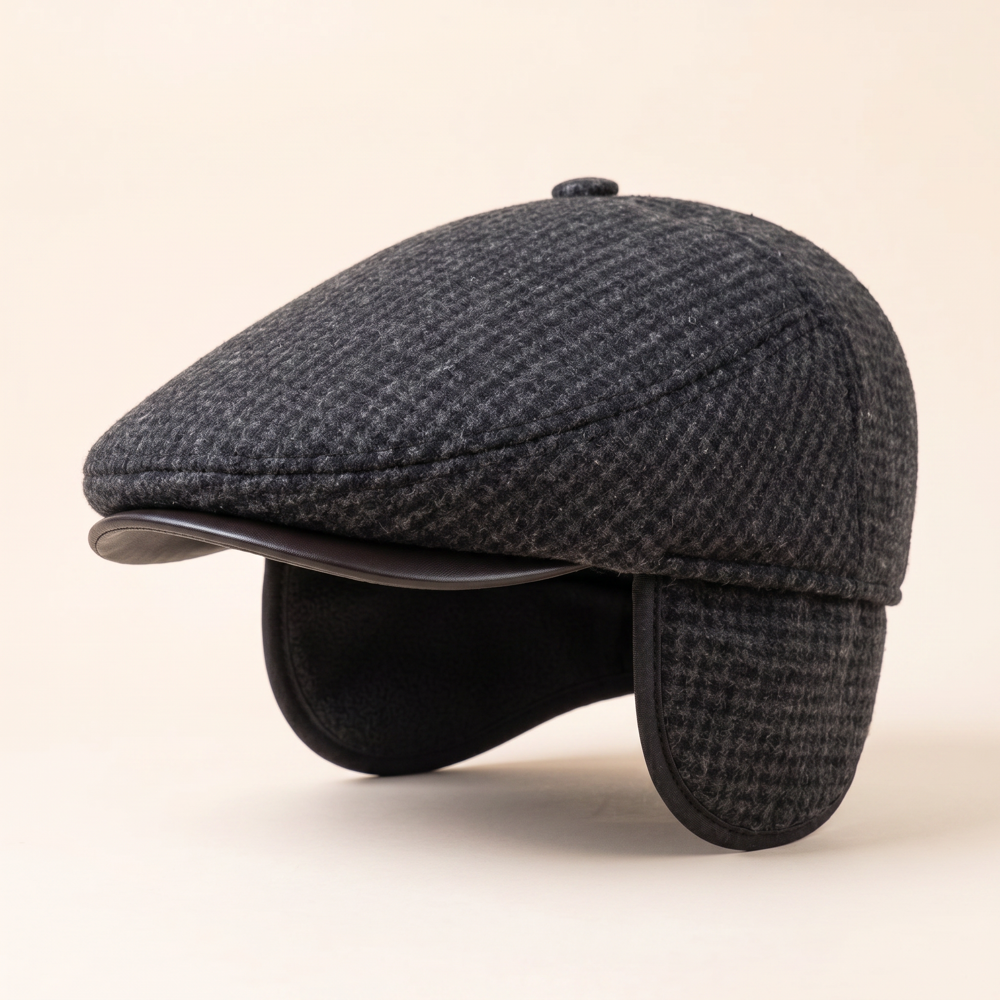 Wool Ear Flap Cap