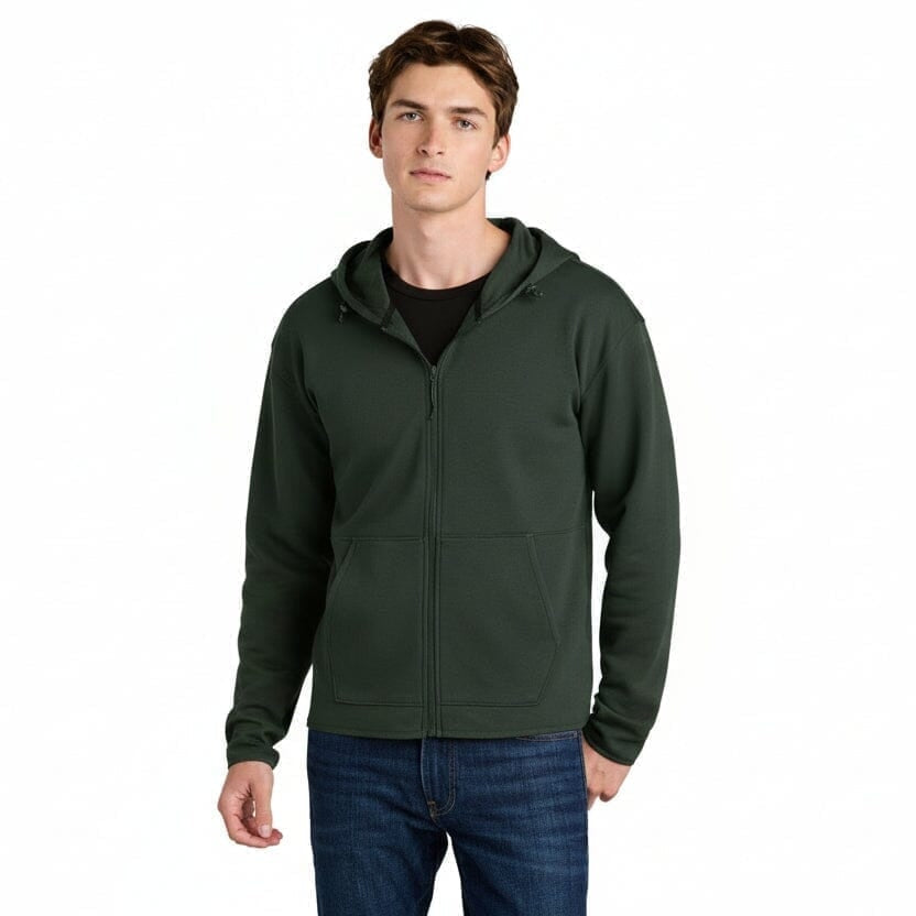 Double-Knit Full-Zip Hoodie
