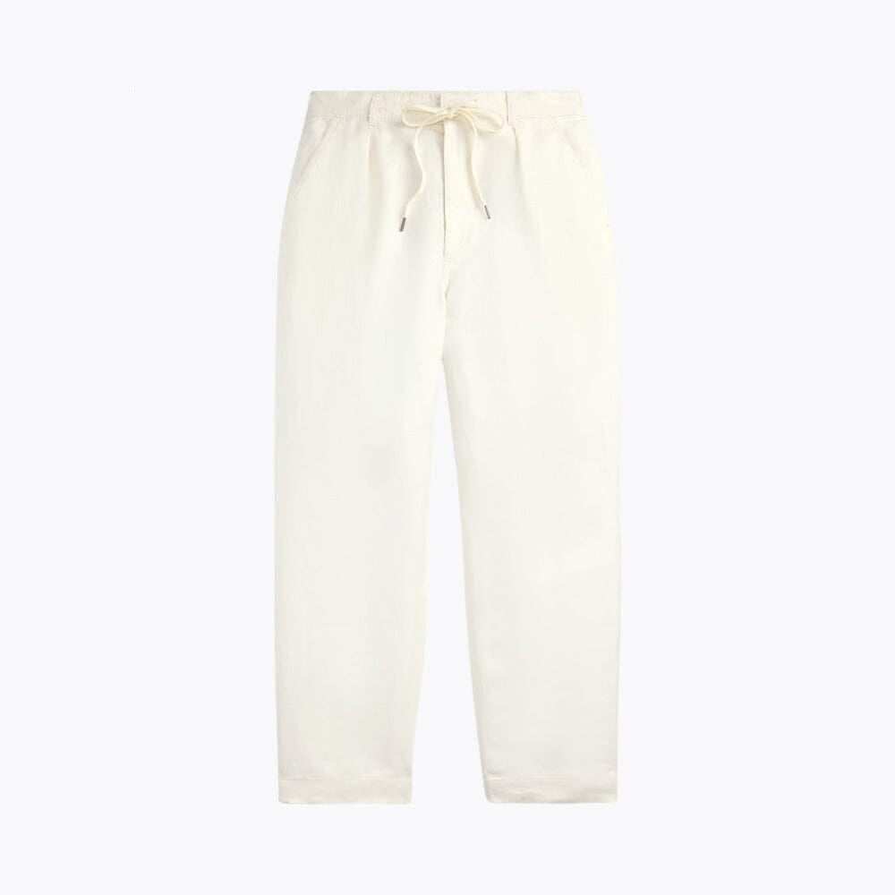 Lateef Relaxed Fit Pleated Linen Pant