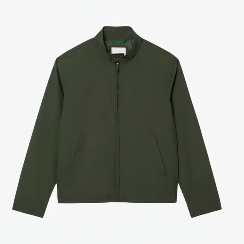 Water-Repellent Harrington Windbreaker Jacket