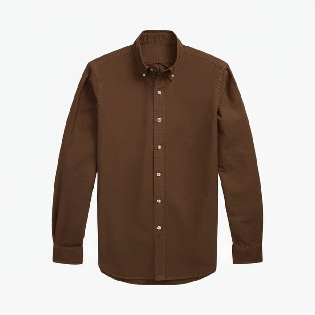 Slim Fit Garment-Dyed Oxford Shirt