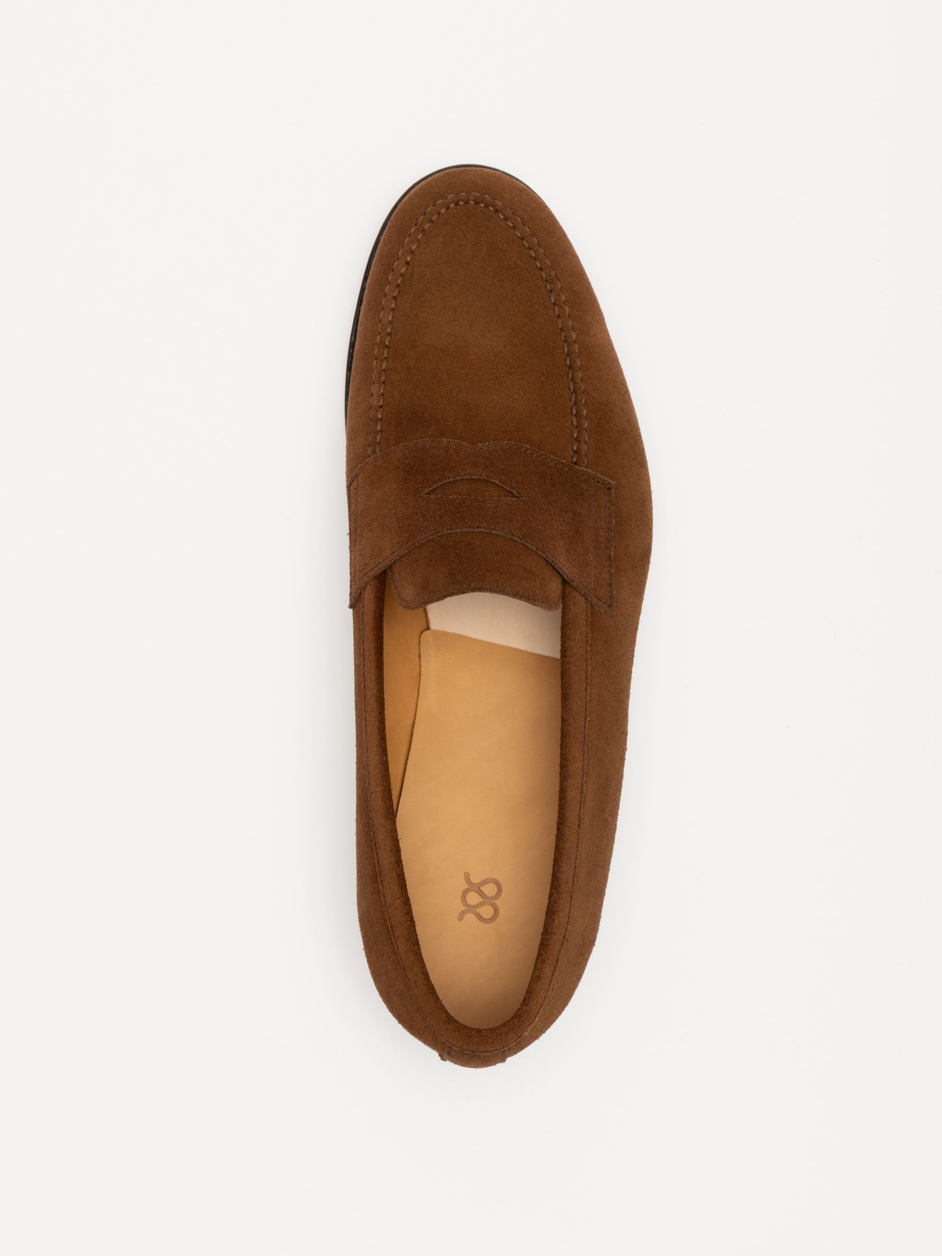 The Penny Loafer - Medium Brown Suede