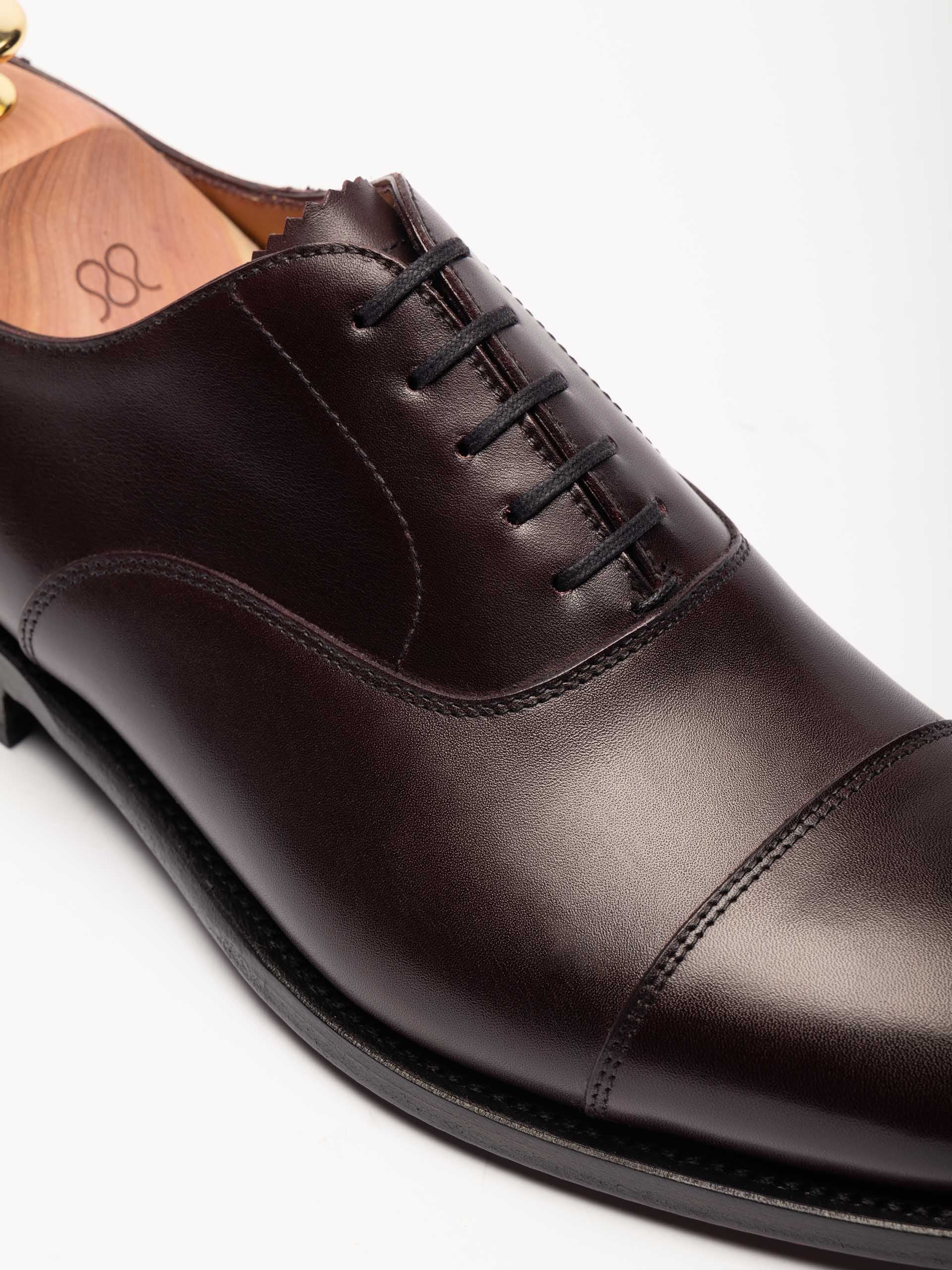 The Oxford - Burgundy Calf