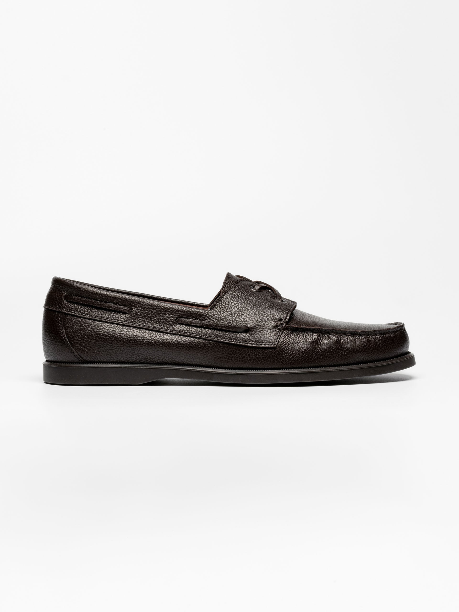 The Boat Shoe - Brown Grain