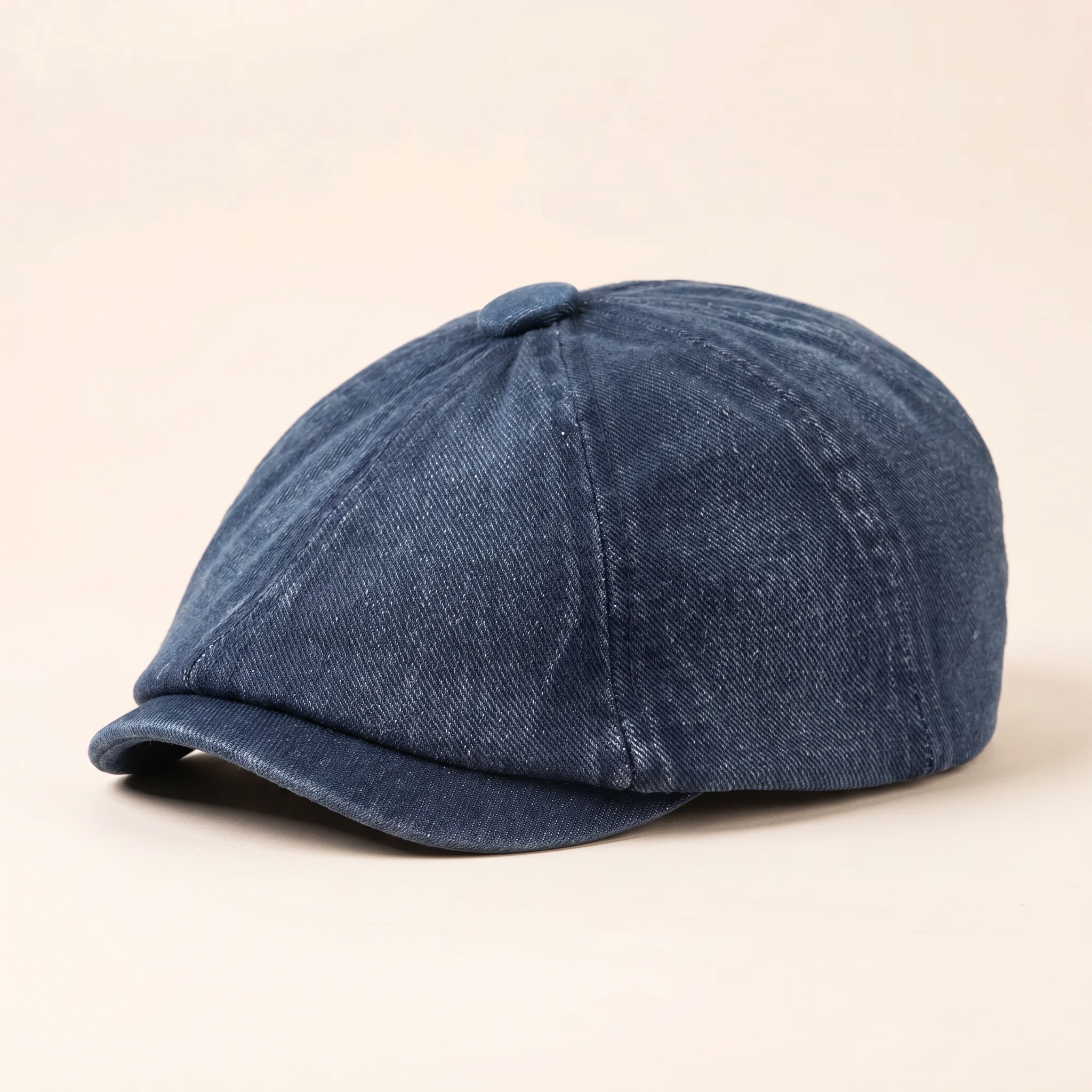 Denim Newsboy Cap