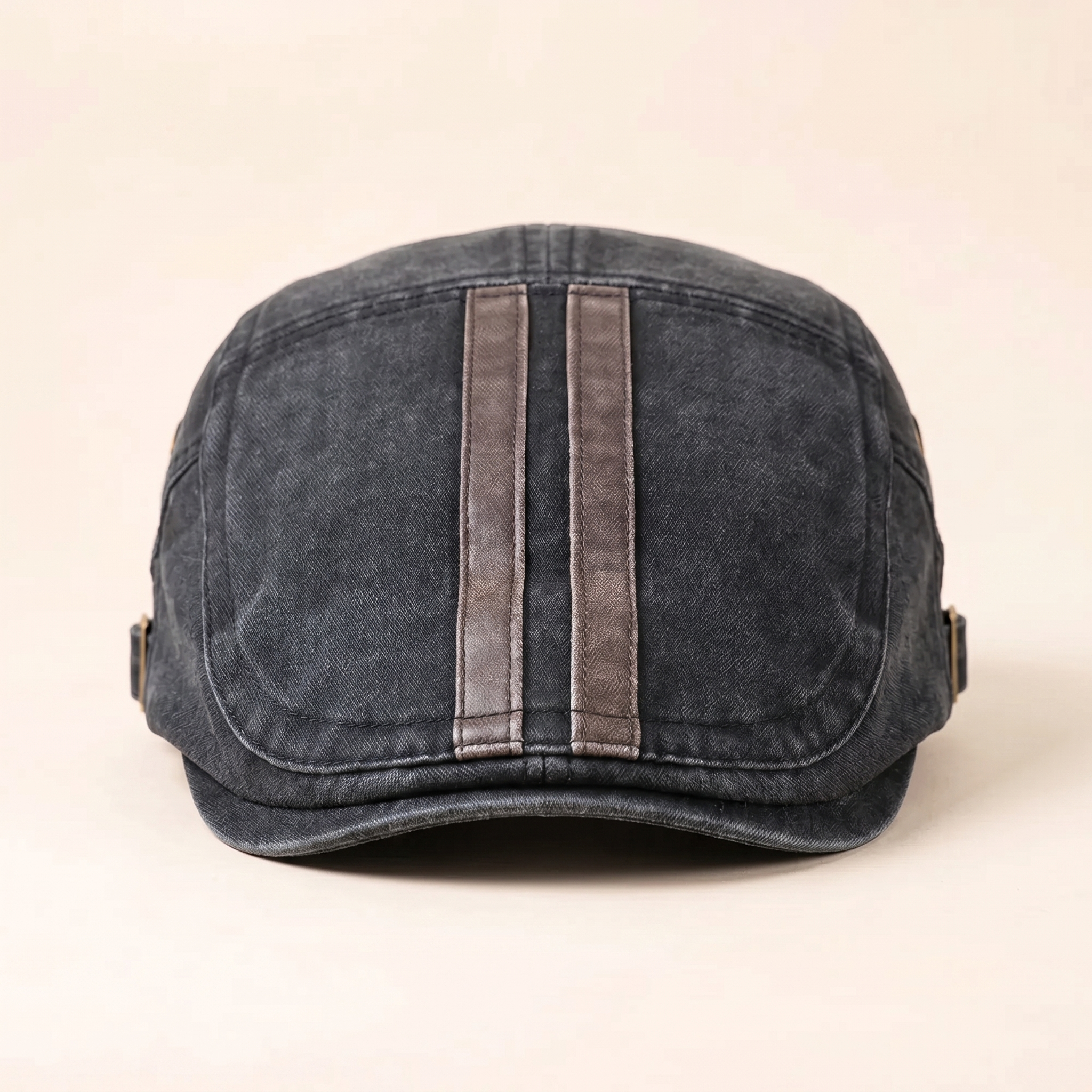 Denim Strip Cap