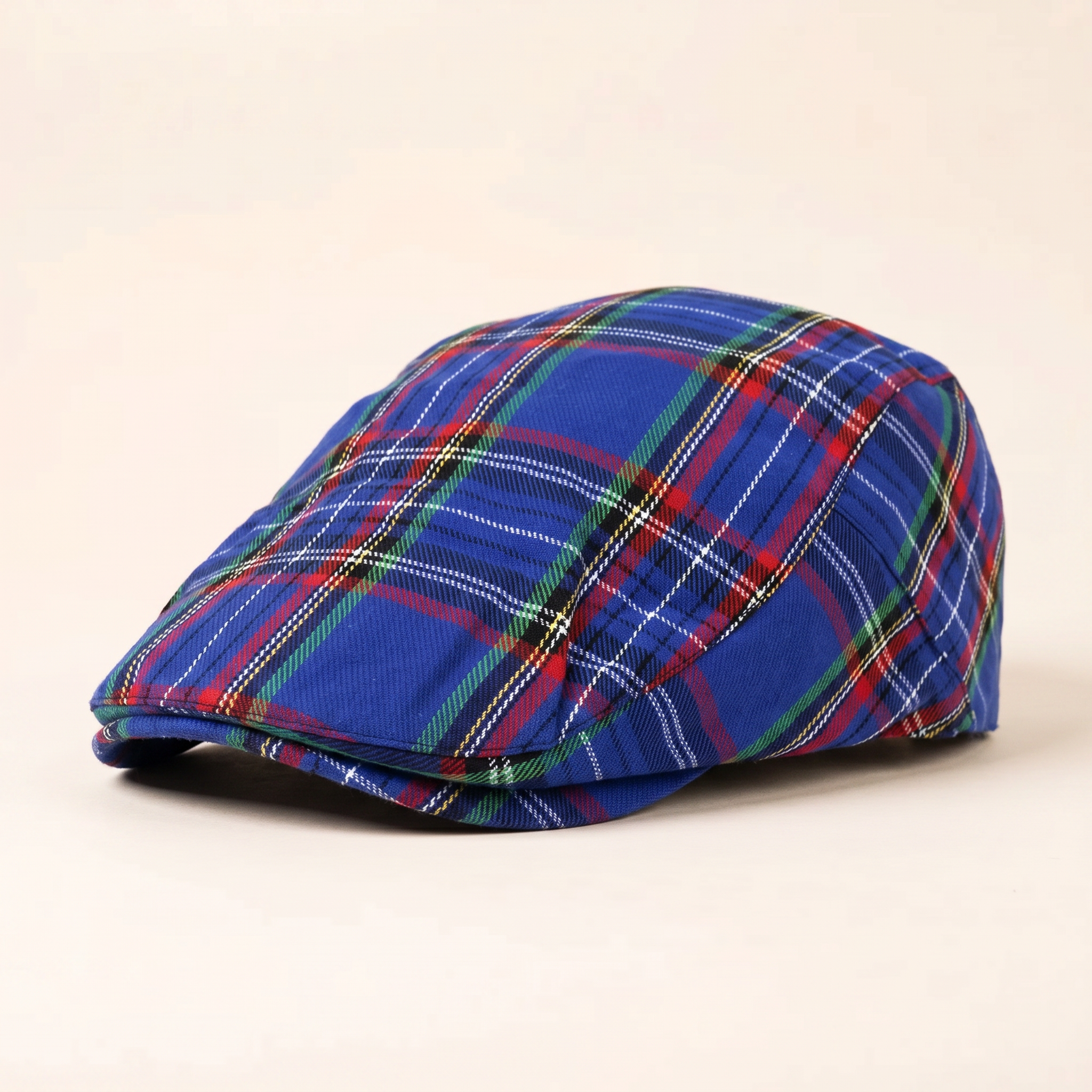 Festive Plaid Cap