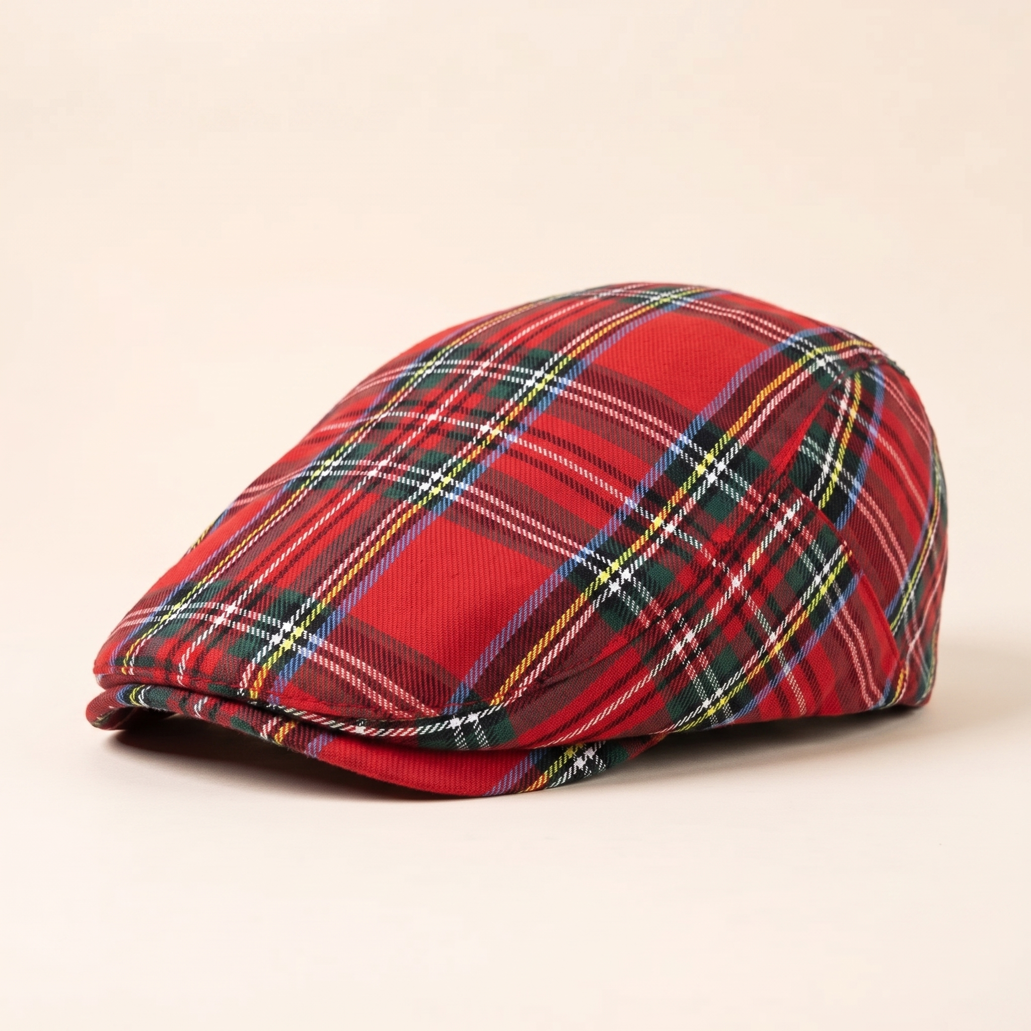 Festive Plaid Cap