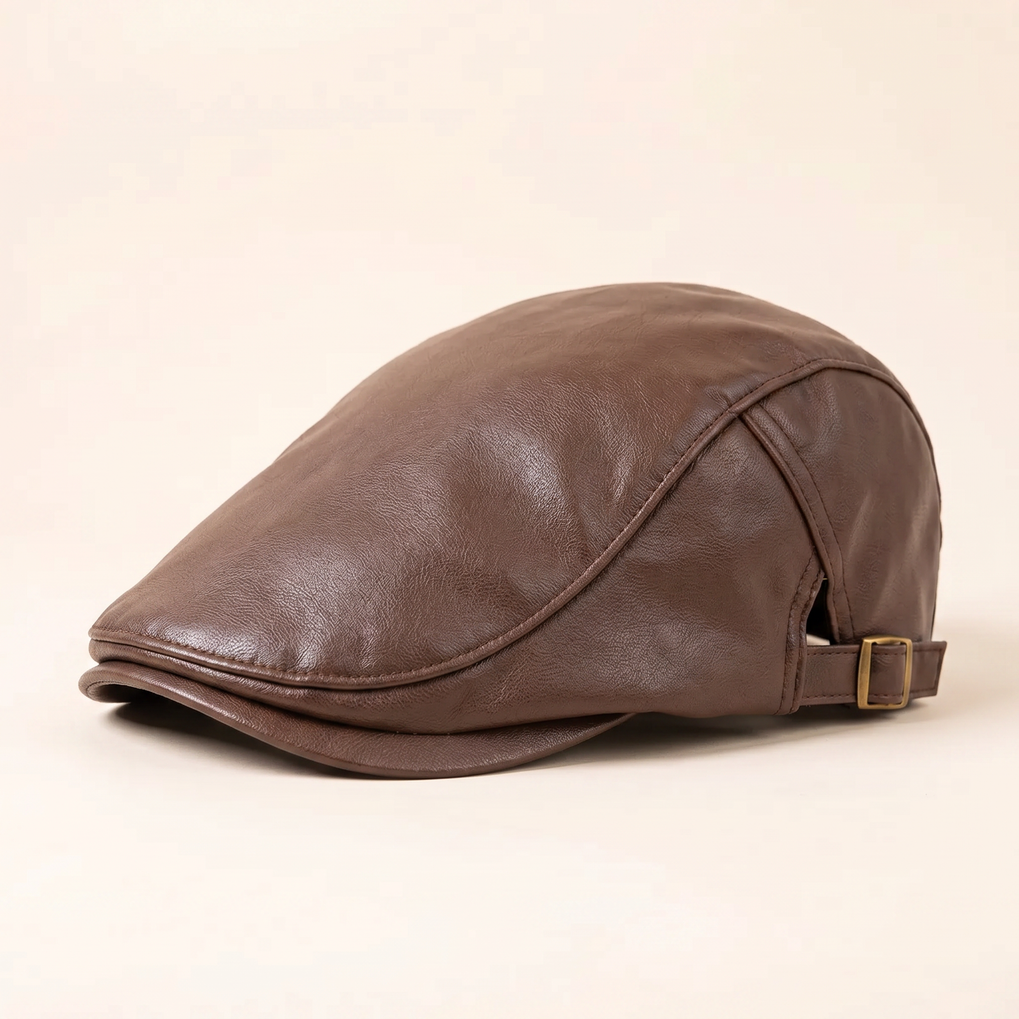 Leather Driver Cap