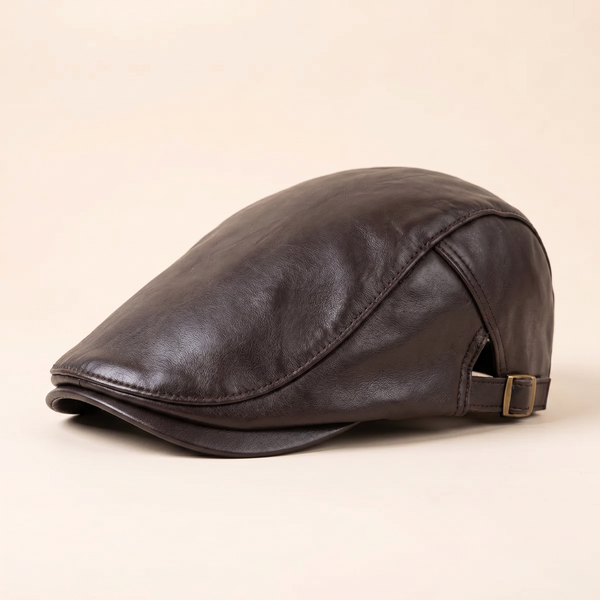 Leather Driver Cap