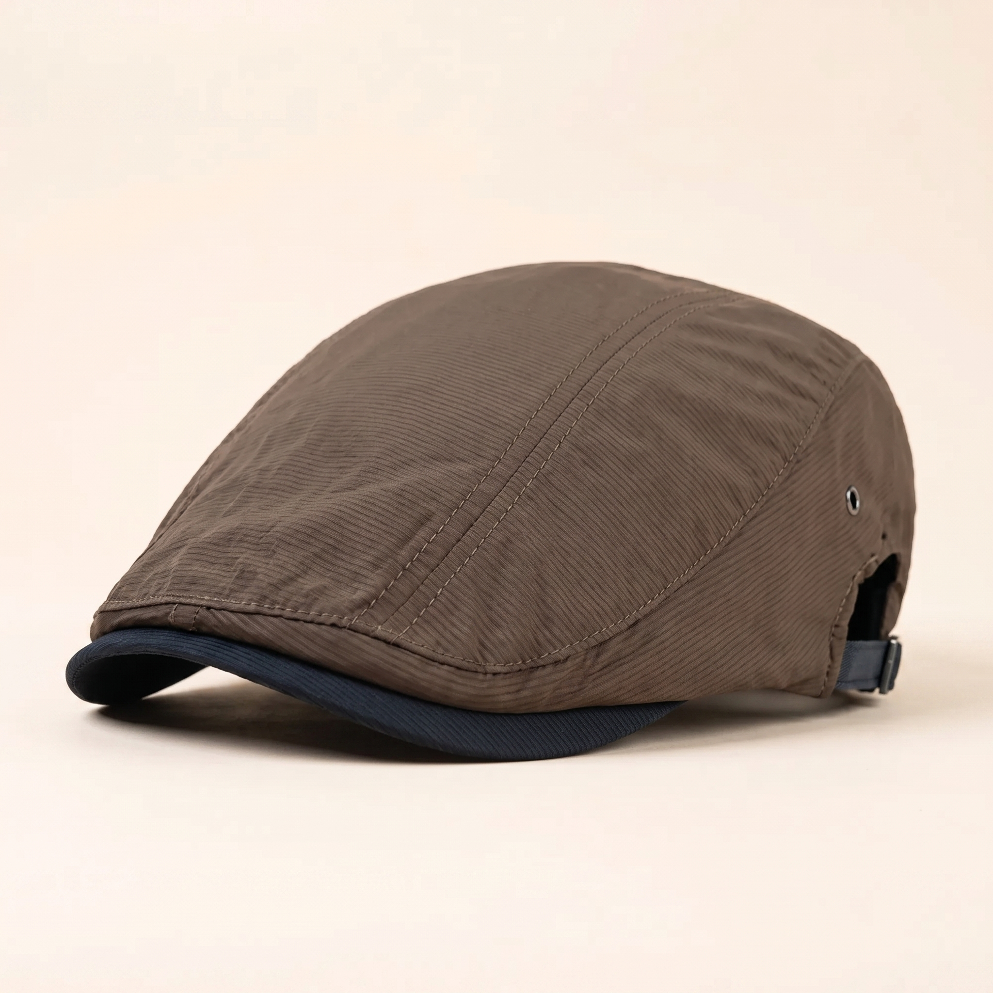 Pinstripe Cotton Cap