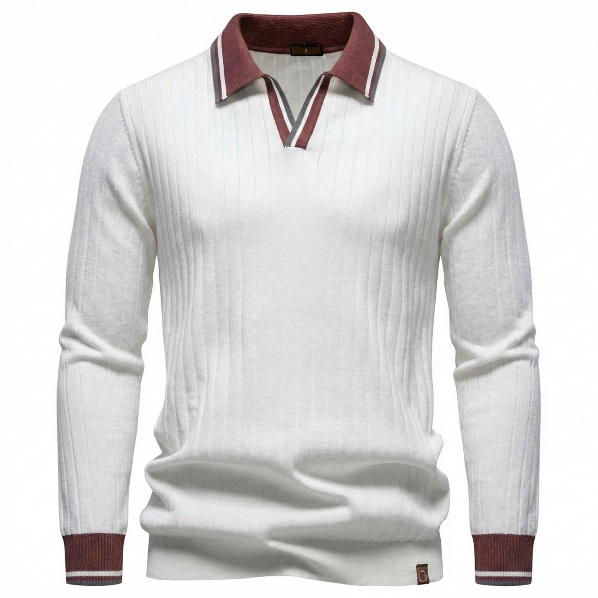 Knitted Polo Sweater