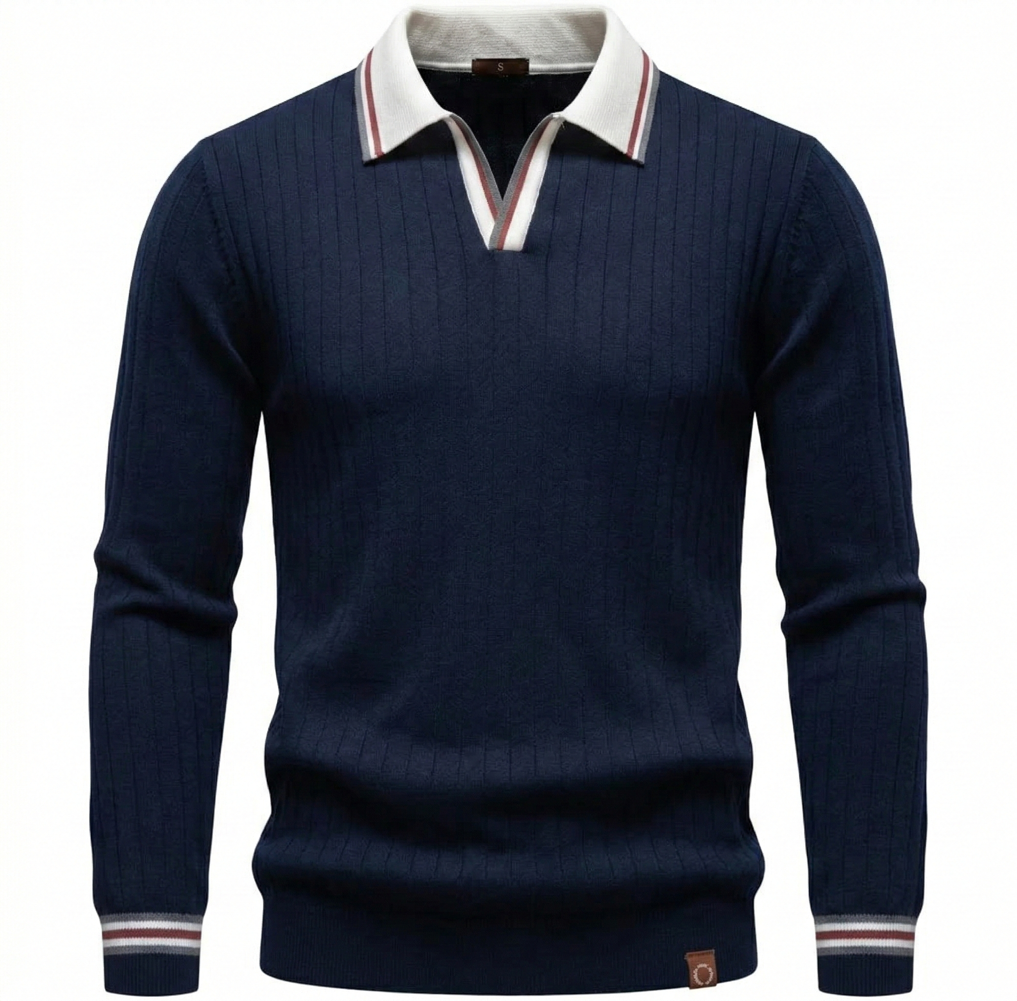 Knitted Polo Sweater