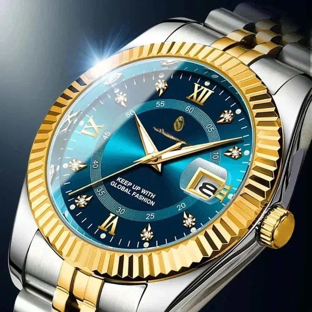 Goldenstar – 40Mm Watch | Waterproof | Stainless Steel