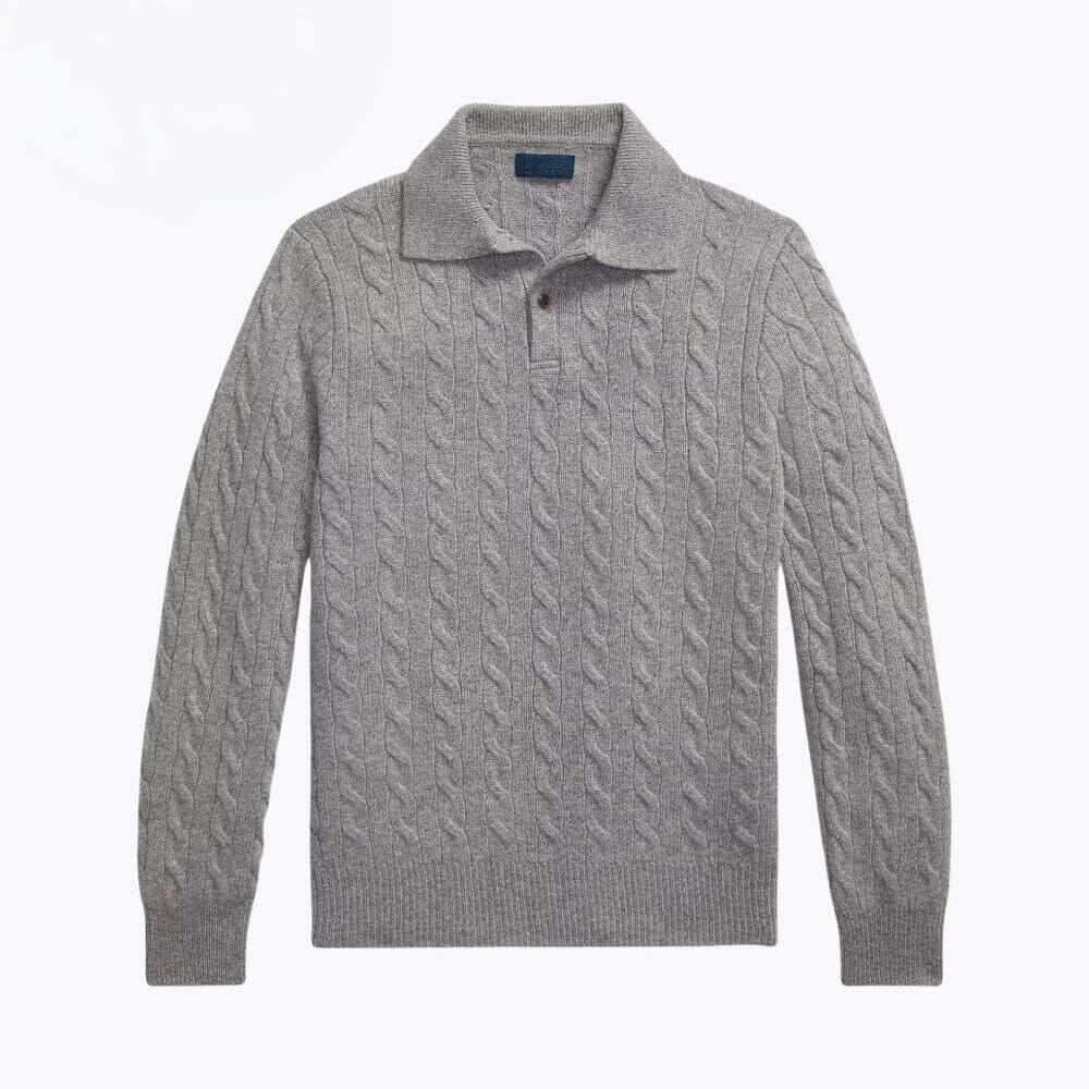 Wool–Cashmere Cable-Knit Jumper