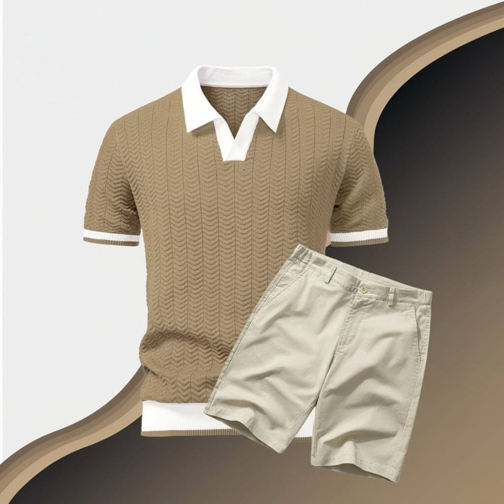 Old Money Polo Shirt + Shorts Set