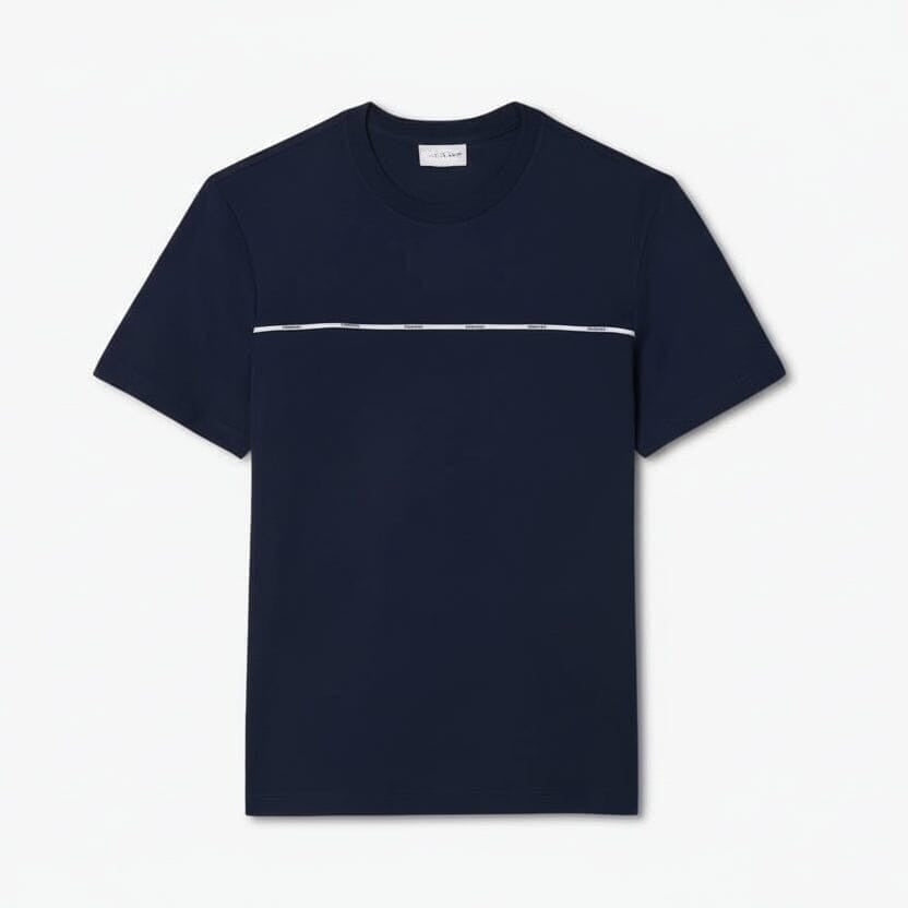 Trim Cotton Jersey T-Shirt
