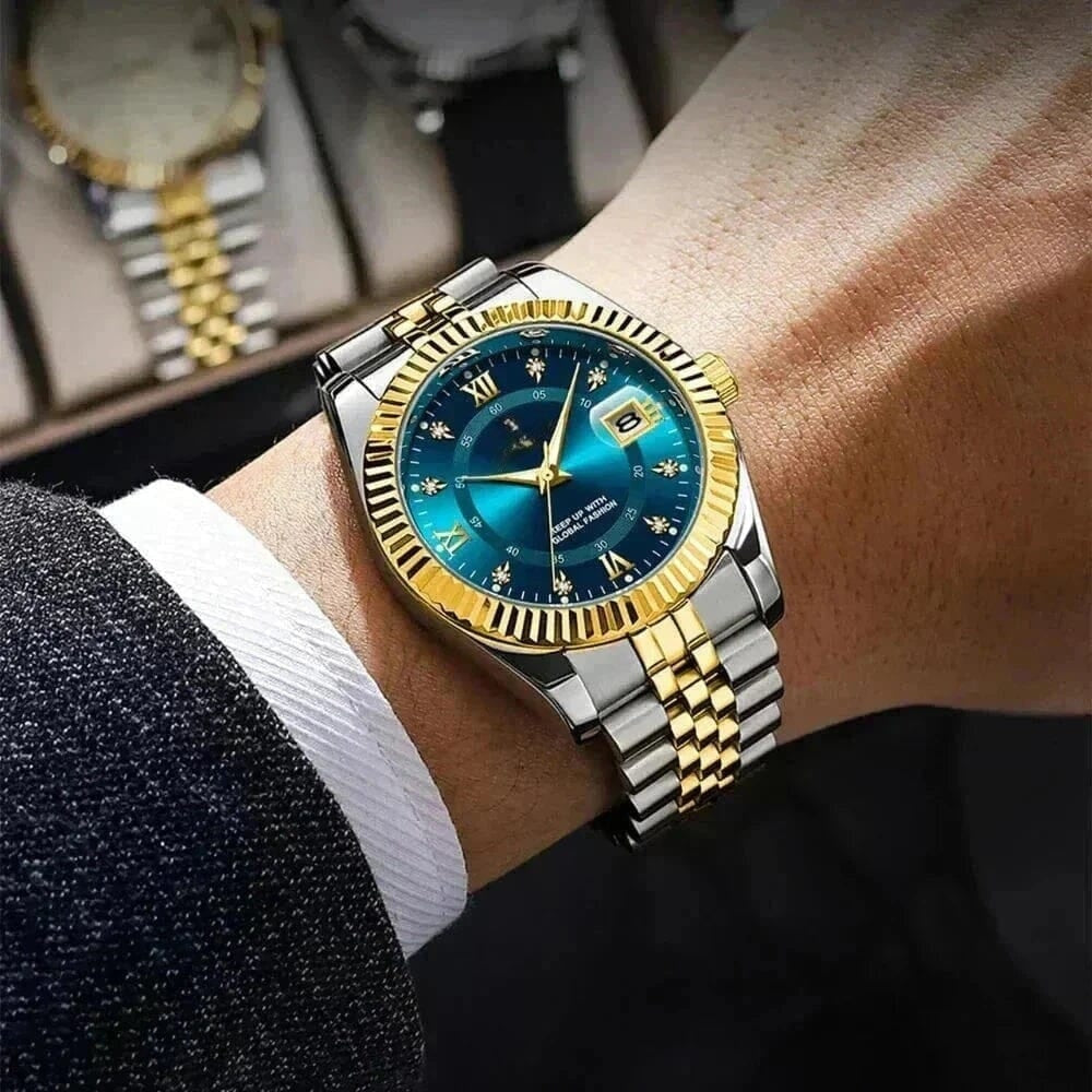 Goldenstar – 40Mm Watch | Waterproof | Stainless Steel
