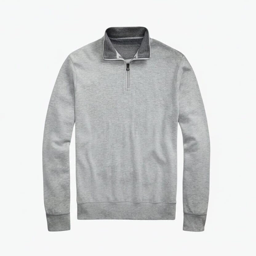 Luxury Jersey Quarter-Zip Pullover