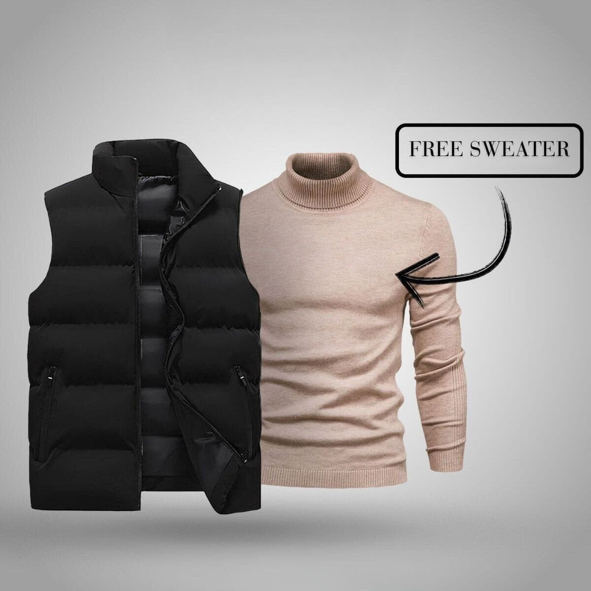 Vest + Exclusive Free Sweater (CLEARANCE)