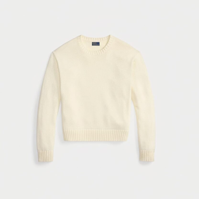Polo Bear Cotton Crewneck Sweater