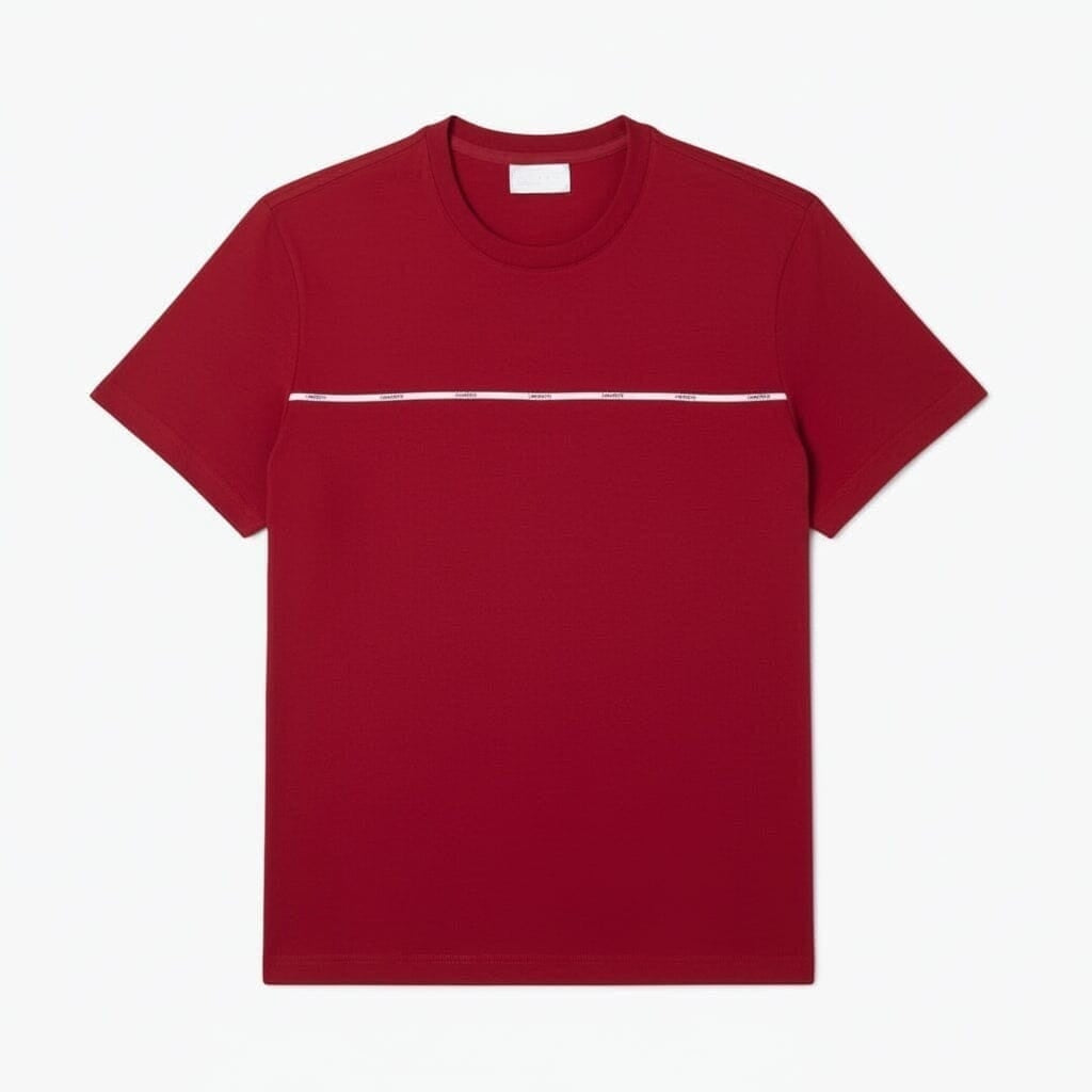 Trim Cotton Jersey T-Shirt