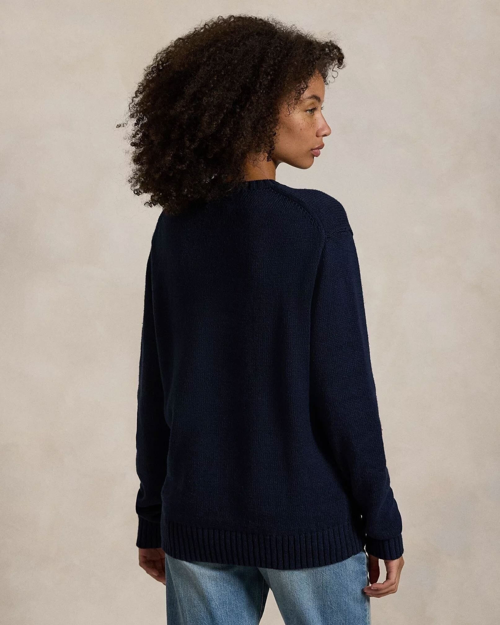Polo Bear Cotton-Linen Sweater