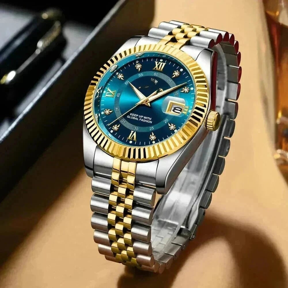 Goldenstar – 40Mm Watch | Waterproof | Stainless Steel