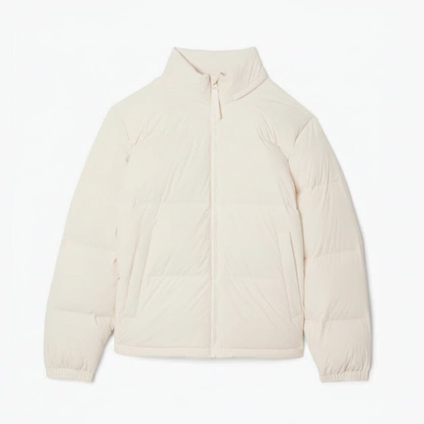 Water-Repellent Hooded Down Jacket