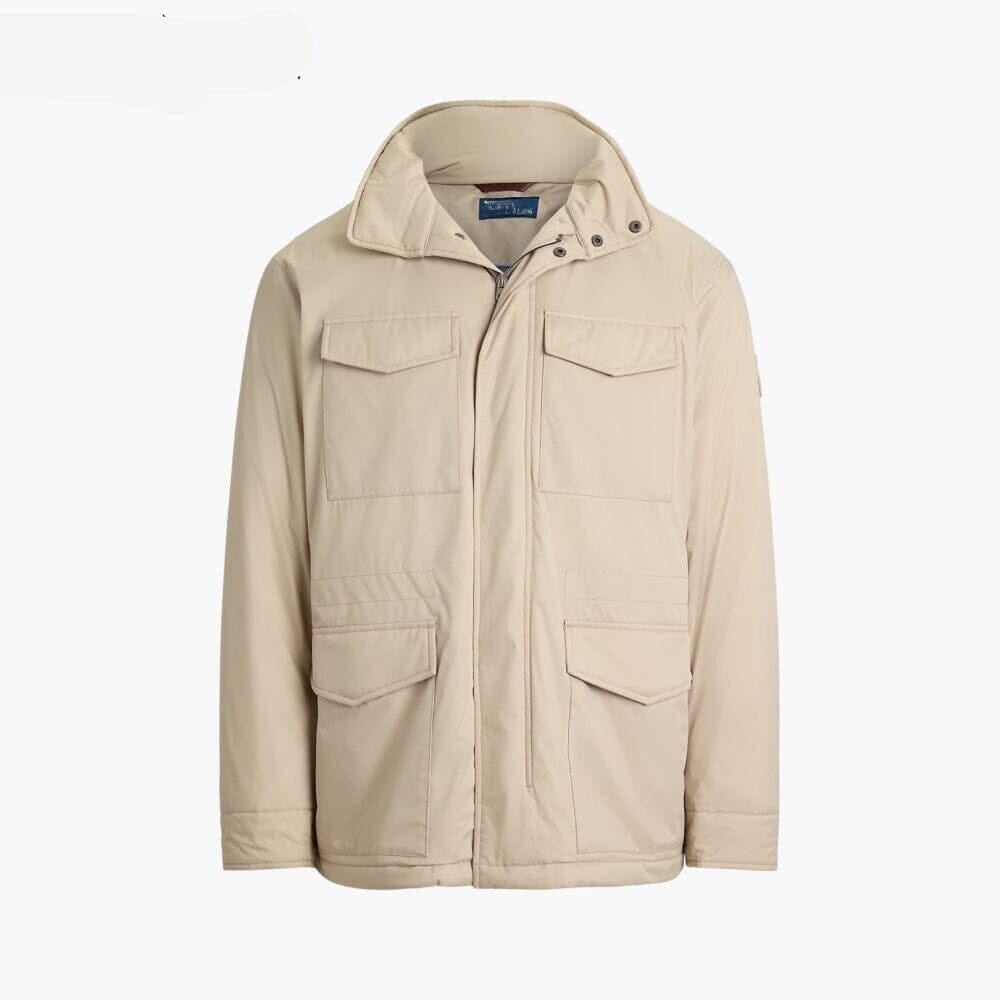 Gabardine Hooded Field Jacket
