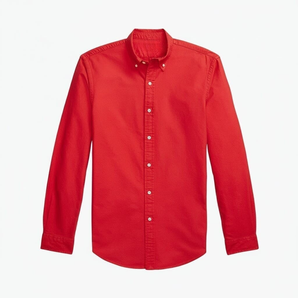 Slim Fit Garment-Dyed Oxford Shirt