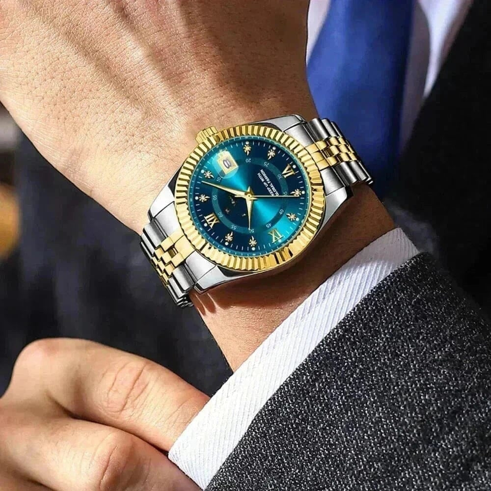 Goldenstar – 40Mm Watch | Waterproof | Stainless Steel