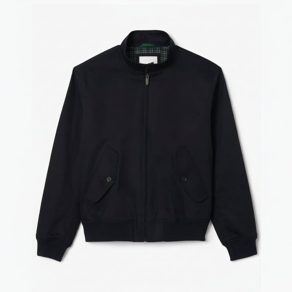 Water-Repellent Twill Harrington Jacket