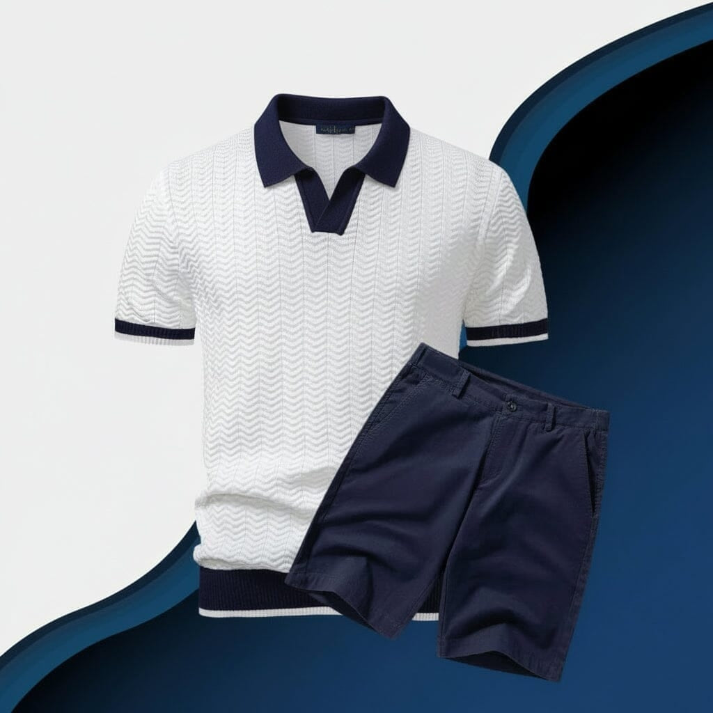Old Money Polo Shirt + Shorts Set