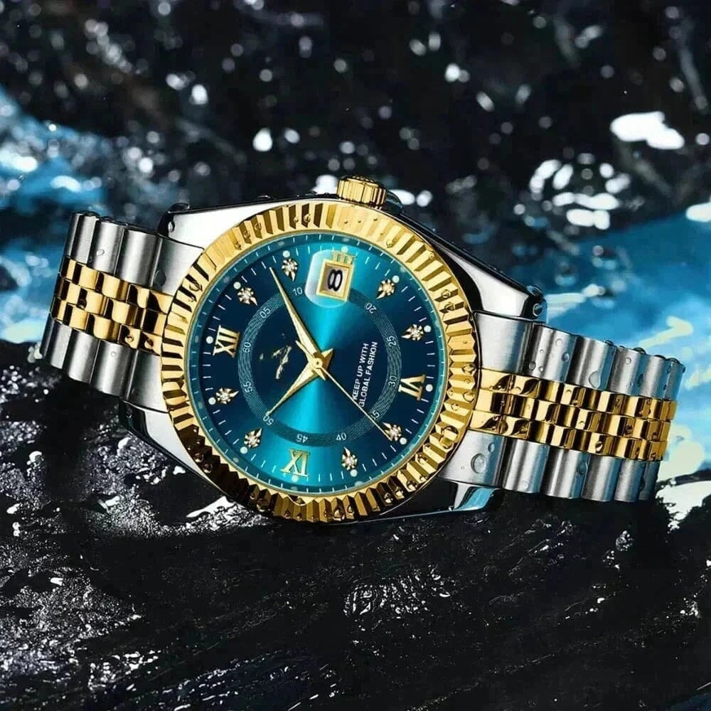 Goldenstar – 40Mm Watch | Waterproof | Stainless Steel