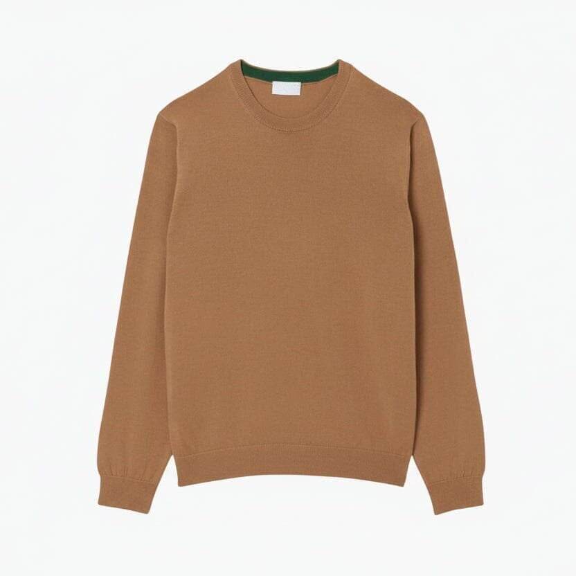 Merino Wool Crew Neck Sweater