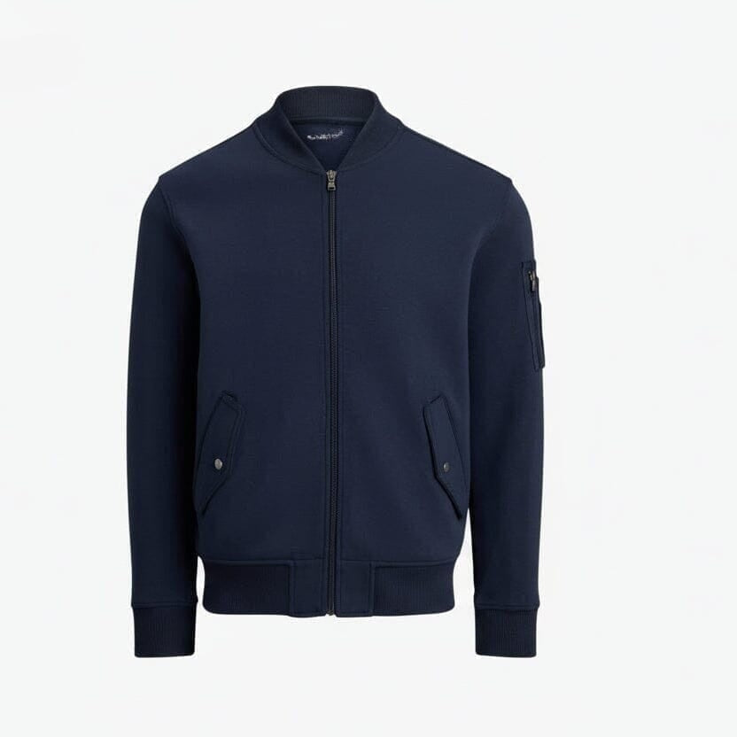 Double-Knit Bomber Jacket