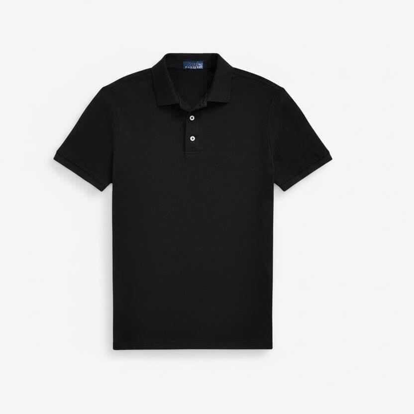 Custom Slim Fit Stretch Mesh Polo Shirt