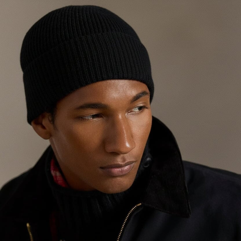Polo Bear Rib-Knit Beanie