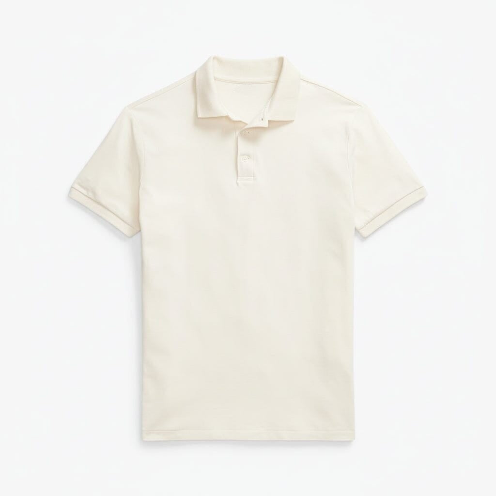 Custom Slim Fit Stretch Mesh Polo Shirt
