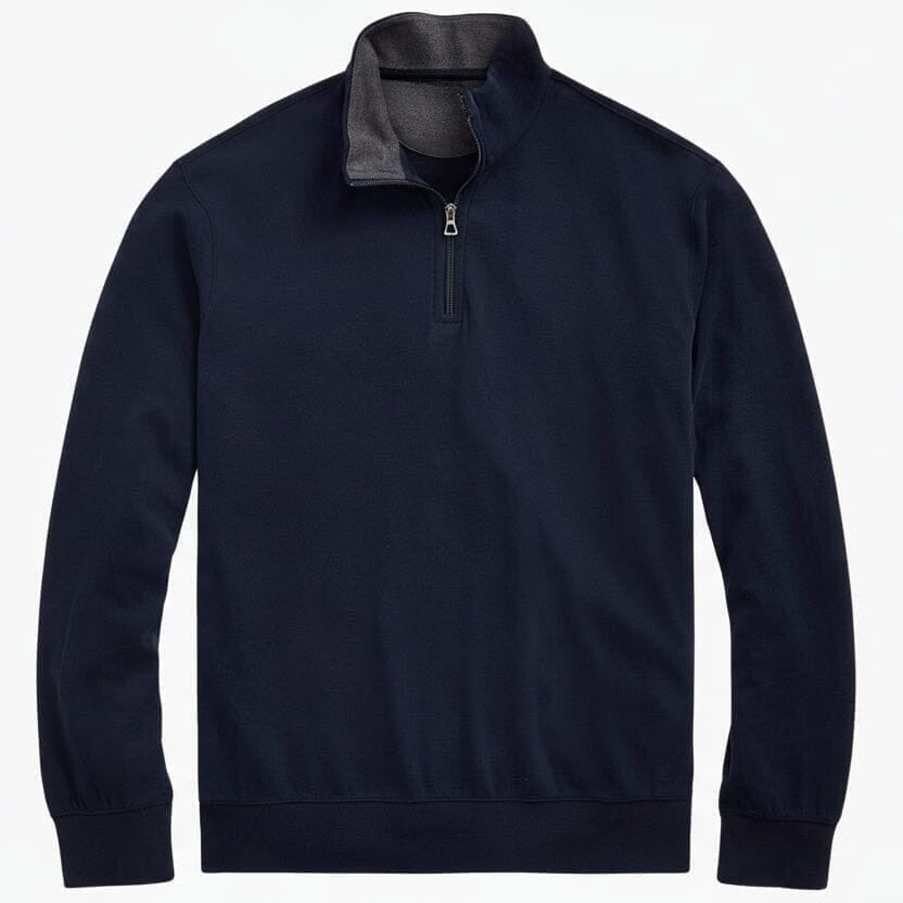 Luxury Jersey Quarter-Zip Pullover
